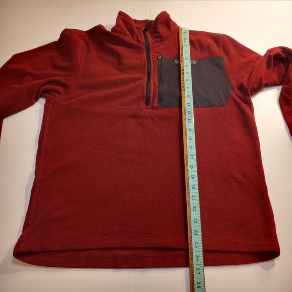 Timberland Fleece Quarter Zip Sweater Sz Large - Picture 7 of 10